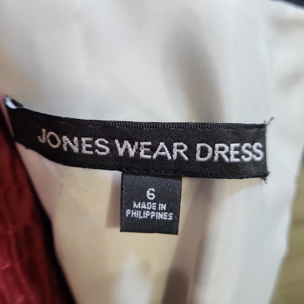 Jones Wear Dress SZ 6 Black/White Dress - Picture 8 of 11